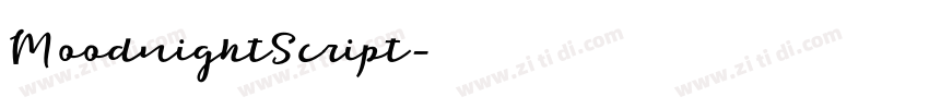 MoodnightScript字体转换