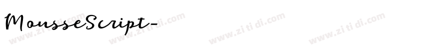 MousseScript字体转换