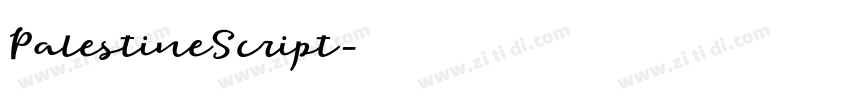 PalestineScript字体转换