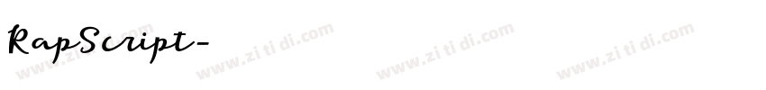 RapScript字体转换 RapScript字体转换