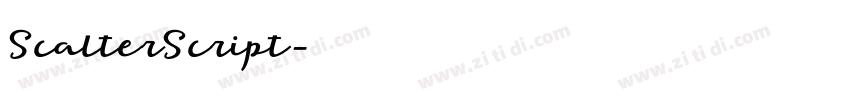 ScalterScript字体转换
