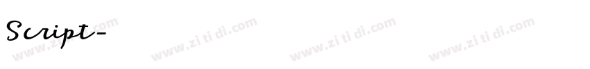 Script字体转换