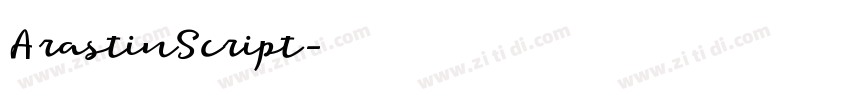 ArastinScript字体转换