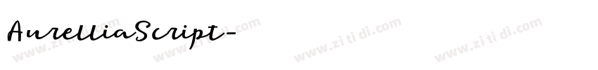 AurelliaScript字体转换