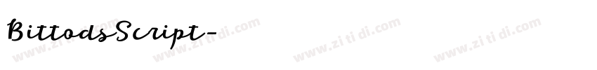 BittodsScript字体转换 BittodsScript字体转换