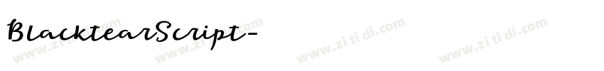 BlacktearScript字体转换