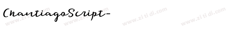 ChantiagoScript字体转换