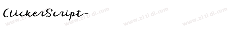 ClickerScript字体转换