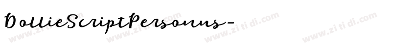 DollieScriptPersonus字体转换 DollieScriptPersonus字体转换