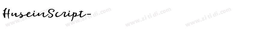 HuseinScript字体转换