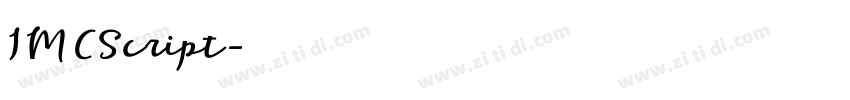 IMCScript字体转换
