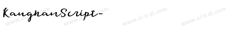 KaughanScript字体转换