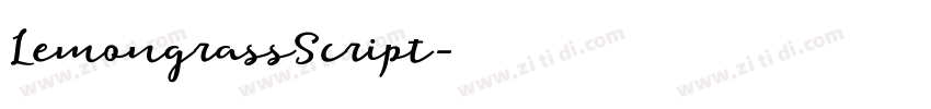 LemongrassScript字体转换 LemongrassScript字体转换