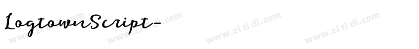 LogtownScript字体转换 LogtownScript字体转换