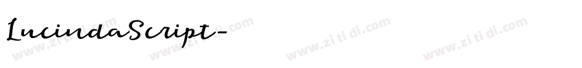 LucindaScript字体转换