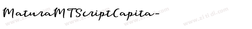 MaturaMTScriptCapita字体转换