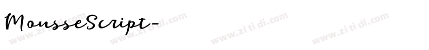 MousseScript字体转换