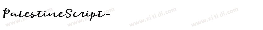 PalestineScript字体转换