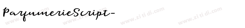 ParfumerieScript字体转换