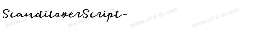 ScandiloverScript字体转换