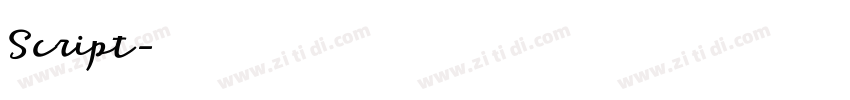 Script字体转换