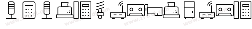 electronicFont字体转换