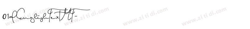 01dEnglishTextMT字体转换
