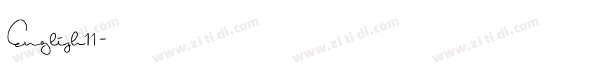 English11字体转换