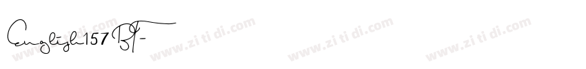 English157BT字体转换