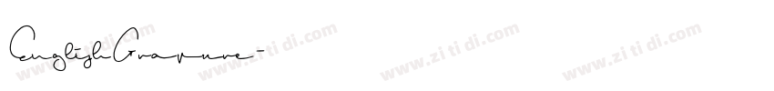 EnglishGravure字体转换