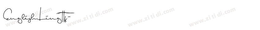 EnglishLingttf字体转换