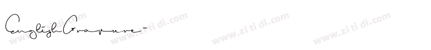 EnglishGravure字体转换