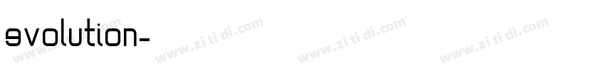 EVolution字体转换