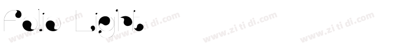 Folio-Light字体转换