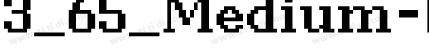3_65_Medium字体转换