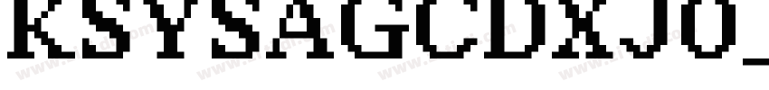 KSYSAGCDXJ0_41_10字体转换