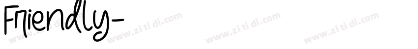 Friendly字体转换