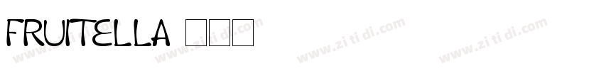 Fruitella字体转换