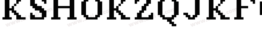 KSHOKZQJKF0_135_10字体转换