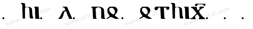 Chi1lHuoGothic字体转换