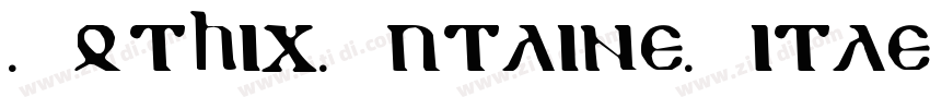 GothicOutlineTitleW0字体转换