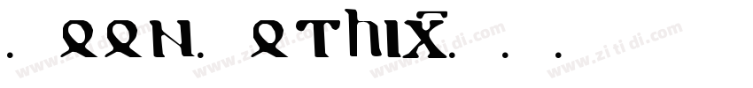 YoonGothic字体转换