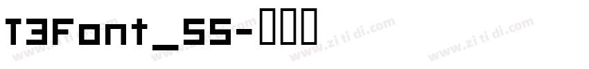 T3Font_55字体转换
