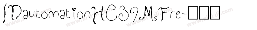IDautomationHC39MFre字体转换