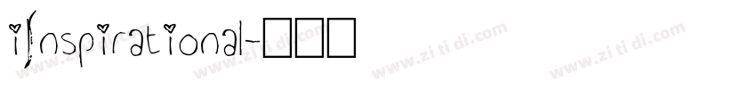 iInspirational字体转换