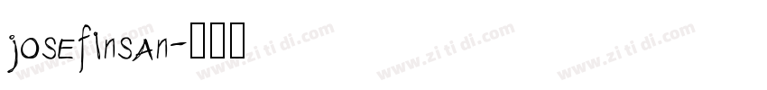 josefinsan字体转换 josefinsan字体转换