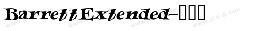 BarrettExtended字体转换