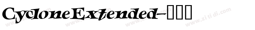 CycloneExtended字体转换