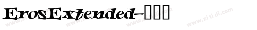 ErosExtended字体转换