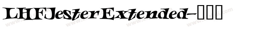 LHFJesterExtended字体转换